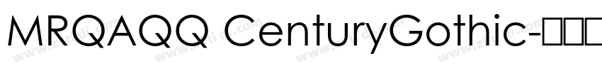 MRQAQQ CenturyGothic字体转换 MRQAQQ CenturyGothic字体转换
